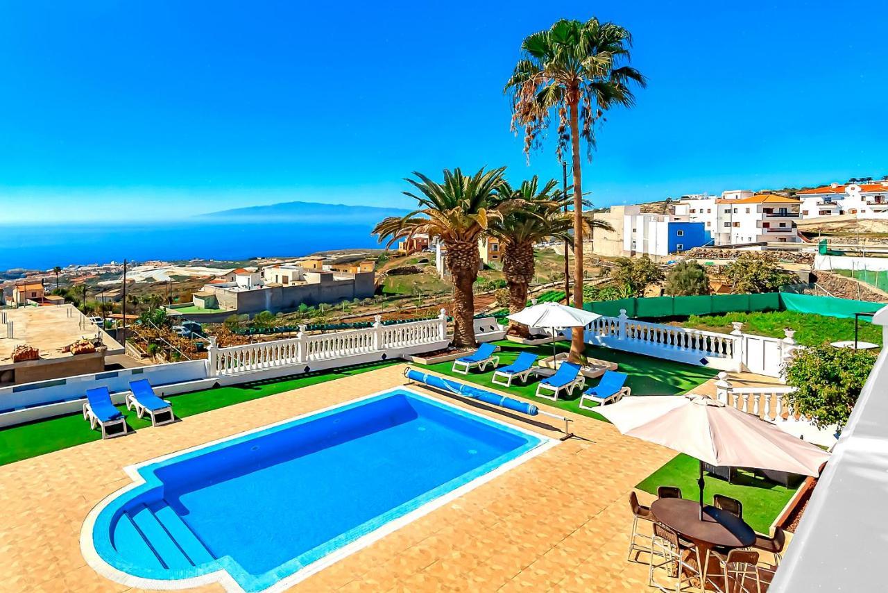 Villa Raquel con las vistas al mar Los Menores Exterior foto