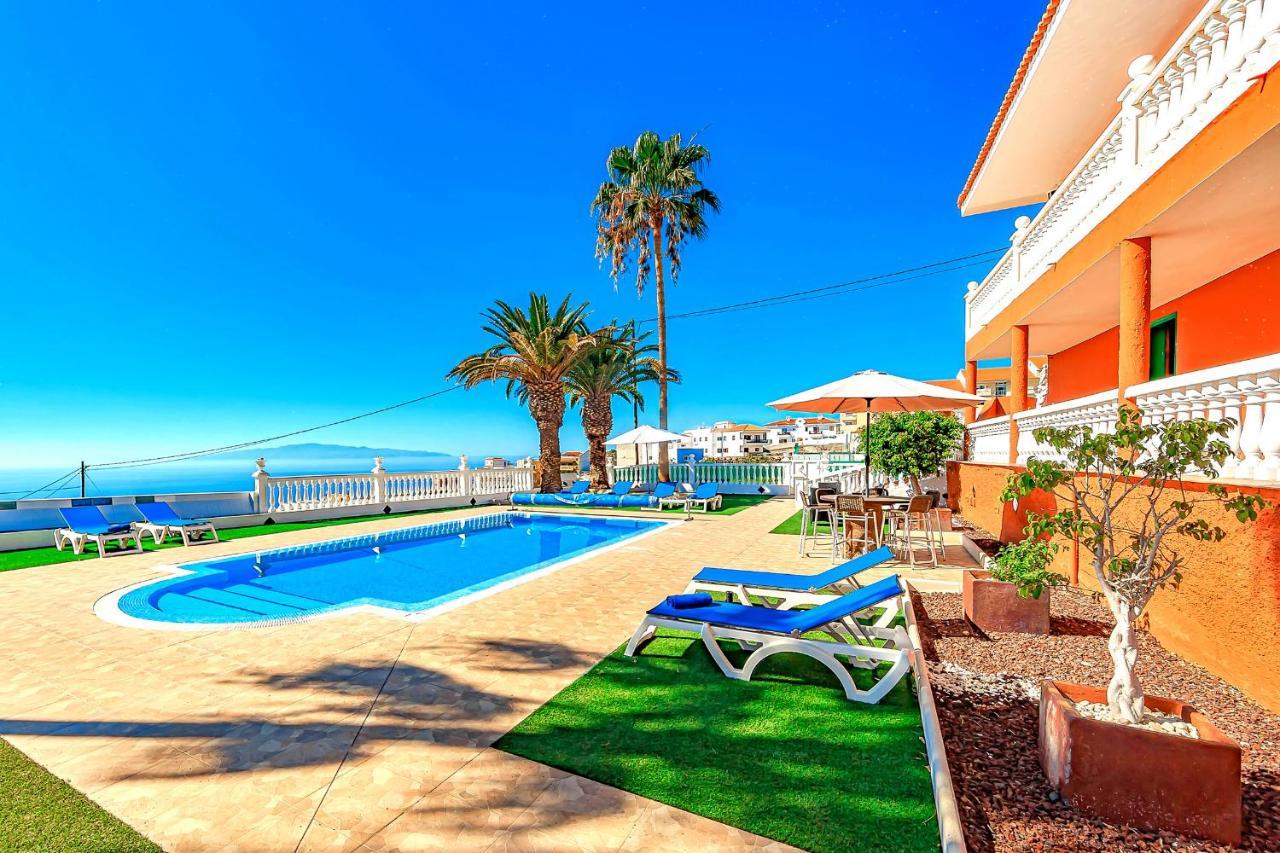 Villa Raquel con las vistas al mar Los Menores Exterior foto